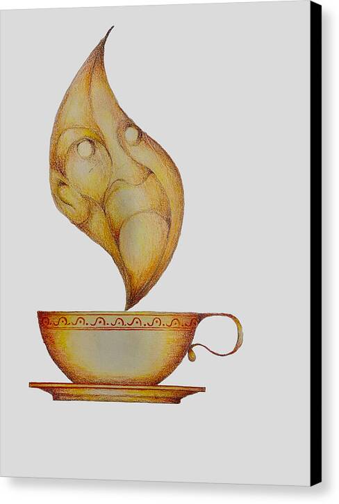 Piping Hot tea - Canvas Print