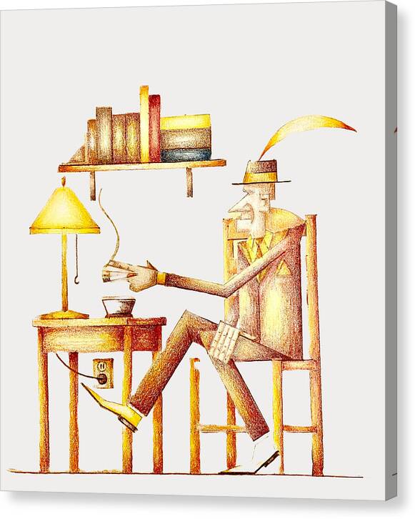 Plume et Fume - Canvas Print