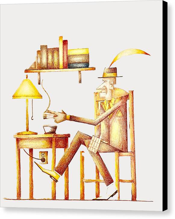 Plume et Fume - Canvas Print