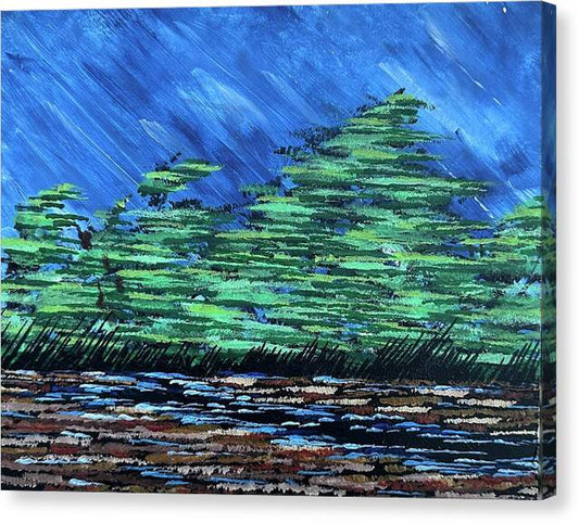 Blue Night  - Canvas Print