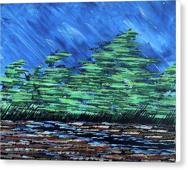 Blue Night  - Canvas Print