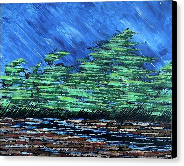 Blue Night  - Canvas Print
