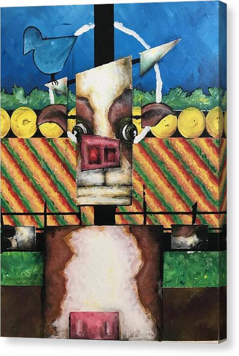 Cow Field - Canvas Print