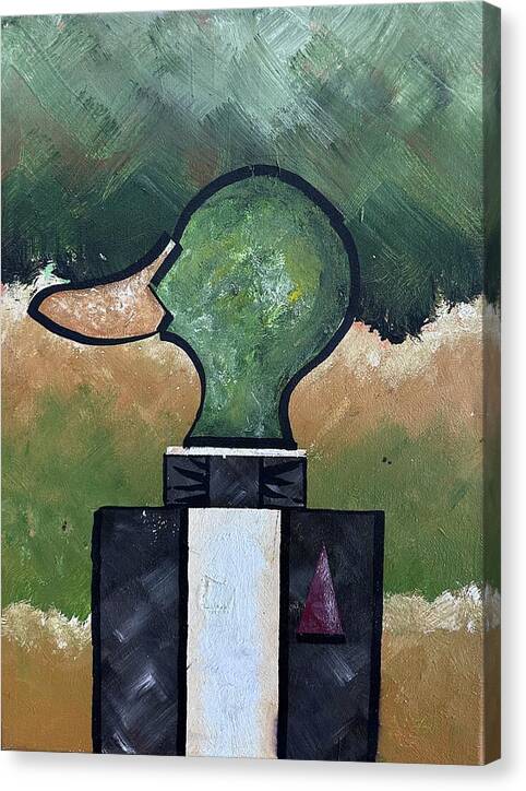 Duck in Tux - Canvas Print