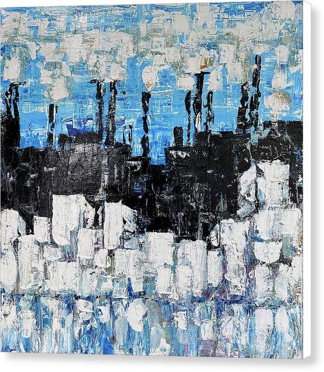 Factory Town - Canvas Print