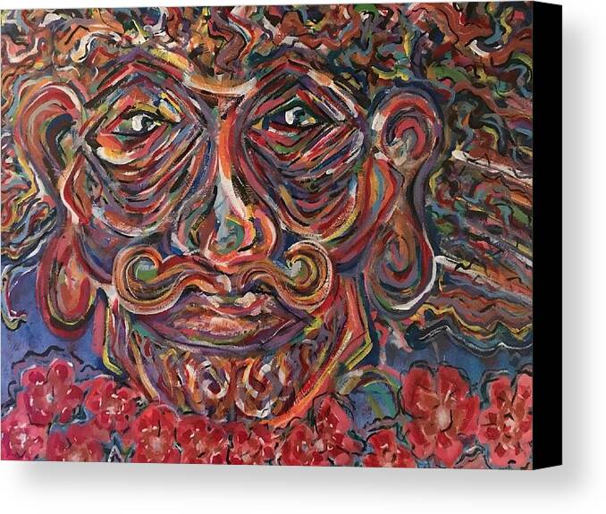 Flower Man - Canvas Print