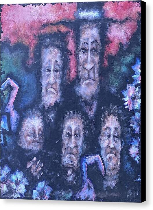 Quakers and Flamingos - Canvas Print