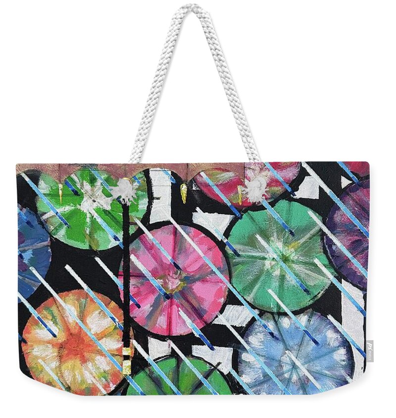 Rain at Crosswalk - Weekender Tote Bag